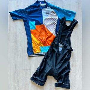 Victory chimp bike jersey and bibs